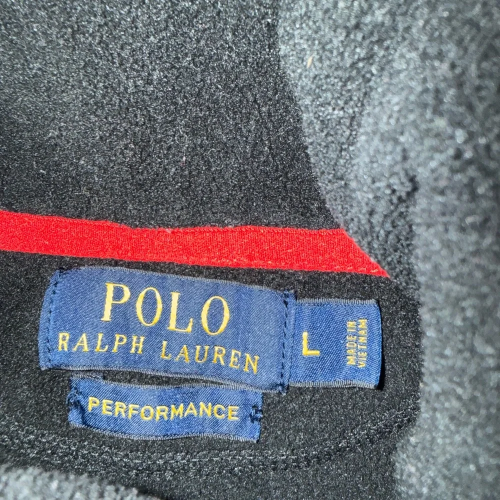 Polo Ralph Lauren Peformance Black Full Zip Up Fleece Lined Jacket
